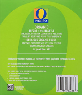 O Organics Teething Wafer Strawberry Rice Snack - 12-0.14 Oz - Image 5