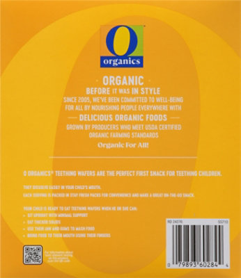 O Organics Teething Wafer Banana Rice Snack - 12-0.14OZ - Image 6