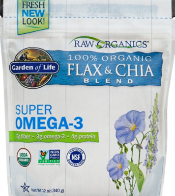 Garden Of Life Flax Chia Blend Raw Org - 340 GR - Image 2