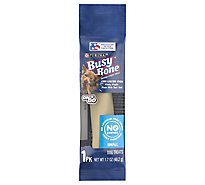 Busy Bone Dog Treats Meaty Middle Made With Real Pork - 1.7 Oz