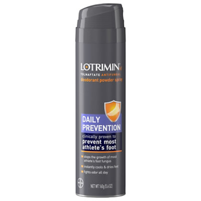 Lotrimin Daily Prev Deo Pwdr Spray - 5.64 FZ
