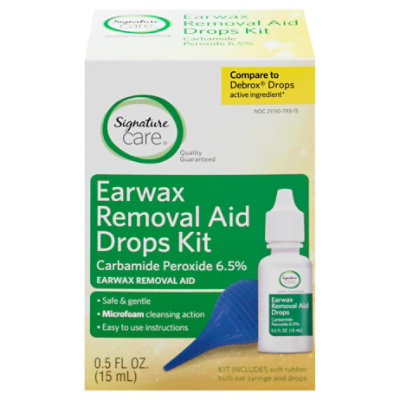 Signature Select/Care Earwax Removal Aid Drops Kit - .5 FZ - Image 4