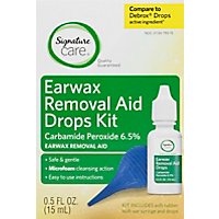 Signature Care Earwax Removal Aid Drops Kit - .5 FZ - Image 2