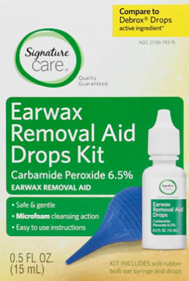 Signature Select/Care Earwax Removal Aid Drops Kit - .5 FZ - Image 2