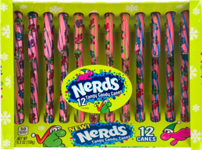 Nerds Candy Canes 12ct - 5.3 OZ - Image 2