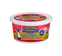 Dutch Farms Whole Milk Ricotta Cheese - 15 Oz