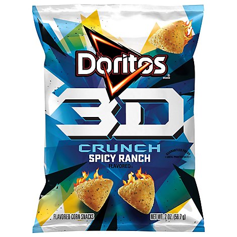 DORITOS Crunch Tortilla Chips Spicy Ranch - 2 OZ