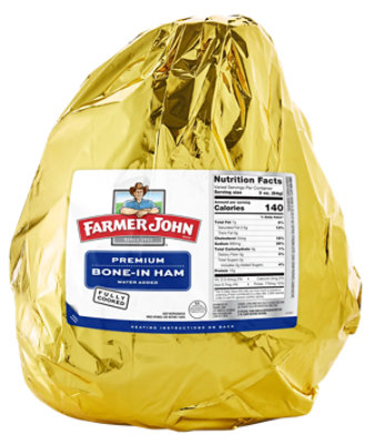Farmer John Ham Cooked Whole Foil Wrapped - 18 Lb - Image 1