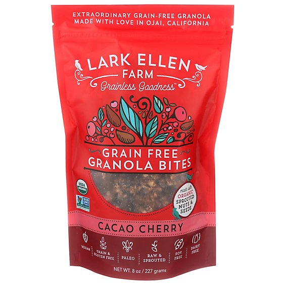 Lark Ellen Farm Granola Bites Cacao Chry - 8 OZ
