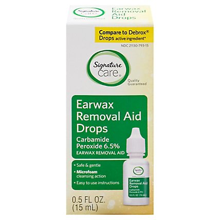 Signature Care Earwax Removal Aid Drops - .5 FZ - Image 3