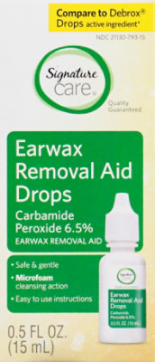 Signature Select/Care Earwax Removal Aid Drops - .5 FZ - Image 2