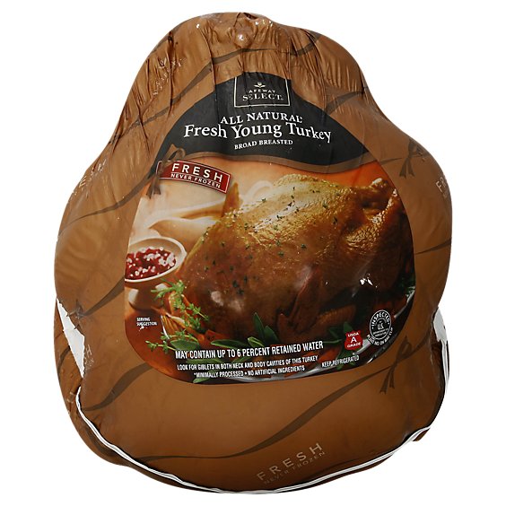 Signature SELECT Whole Turkey Fresh - Weight Between 8-16 Lb