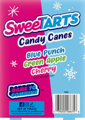 SweeTARTS Holiday Candy Canes Tangy Fruit Flavored - 12 Count - Image 5
