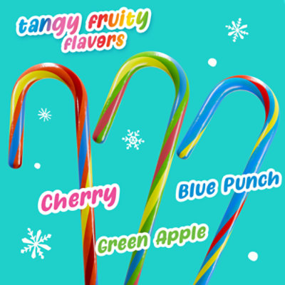 SweeTARTS Holiday Candy Canes Tangy Fruit Flavored - 12 Count - Image 2