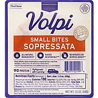 Volpi Sopressa Small Bites Sliced - 1.5 OZ - Image 2