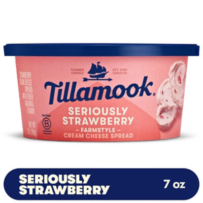 Tillamook Seriously Strawberry Cream Cheese Spread - 7 Oz - Image 1