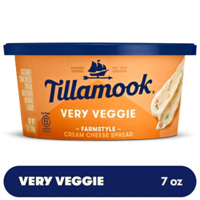 Tillamook Very Veggie Farmstyle Cream Cheese Spread - 7 Oz - Image 1