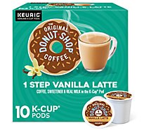 The Original Donut Shop Vanilla Latte Coffee K Cup Pods - 10 Count