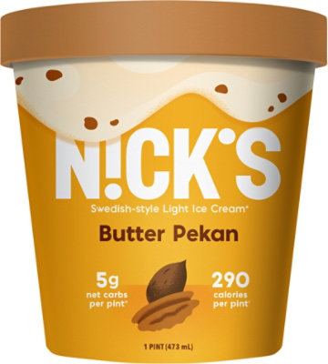 Nicks Butter Pekan Ice Cream - 16 OZ - Image 2