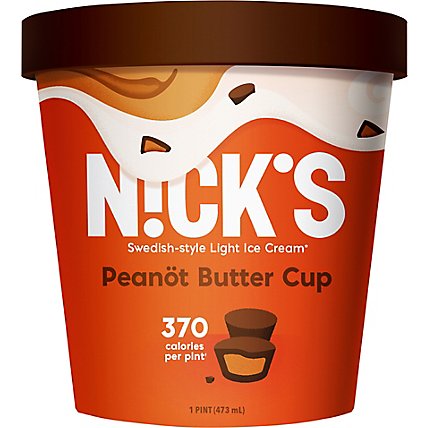 Nick's Peanot Butter Cup Ice Cream - 1 PT - Image 2