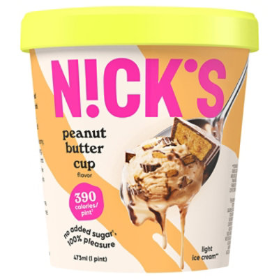 Nick's Peanut Butter Cup Ice Cream - 16 Oz - Image 1