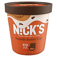 Nick's Peanot Butter Cup Ice Cream - 1 PT - Image 1