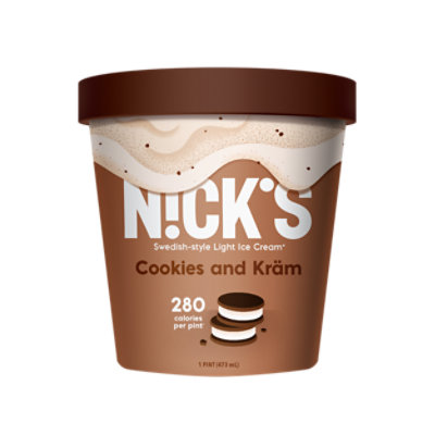Nick's Cookies & Cream Ice Cream - 16 Oz