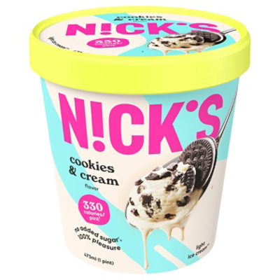 Nick's Cookies & Cream Ice Cream - 16 Oz - Image 1