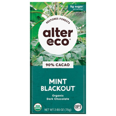 Alter Eco Suprdrk Choc Bar Mnt Org - 2.65 OZ - Image 1