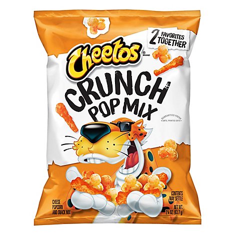 CHEETOS Cheese Flavored Snacks Cheddar Crunch Pop Mix - 2.25 OZ