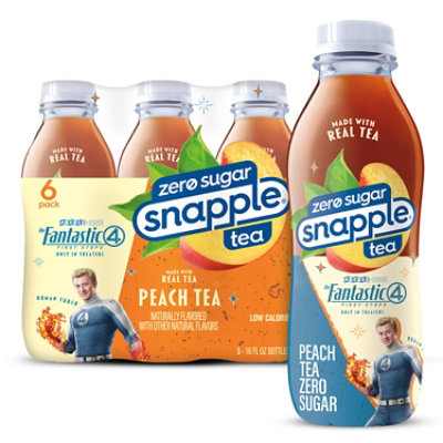 Snapple Diet Iced Tea Peach - 6-16FZ - Image 1