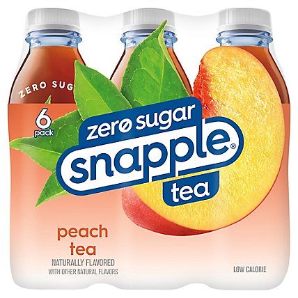 Snapple Diet Iced Tea Peach - 6-16FZ - Image 1