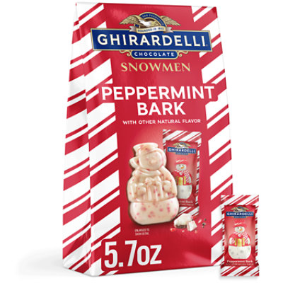Ghirardelli Peppermint Bark Snowmen - 5.7 Oz - Image 1