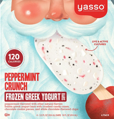 Yasso Yogurt Bars Greek Peppermint - 4-4 Fl. Oz. - Image 1