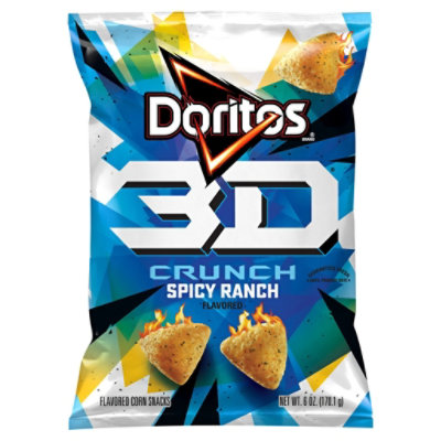 DORITOS 3D Crunch Spicy Ranch Chips - 6 OZ - Image 3