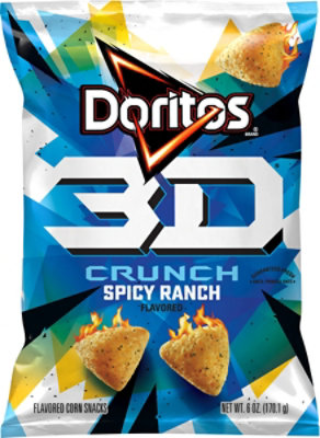 DORITOS 3D Crunch Spicy Ranch Chips - 6 OZ - Image 2