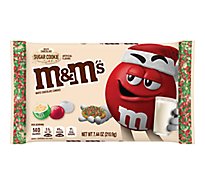 M&M'S Holiday White Chocolate Sugar Cookie Candy Christmas Assortment Bag - 7.44 Oz
