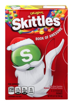 Skittles Candy Christmas Original Book Of Awesome - 3-2.17 Oz - Image 3