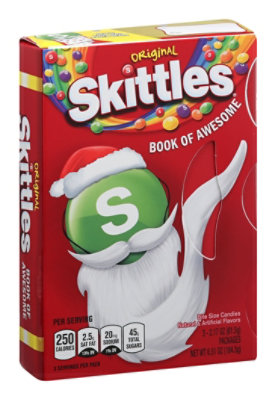 Skittles Candy Christmas Original Book Of Awesome - 3-2.17 Oz