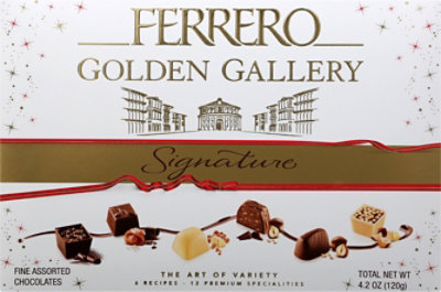 Ferrero Golden Gallery Fine Assorted Chocolate 12 Count - 4.2 Oz