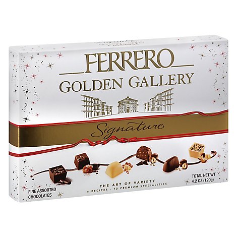 Ferrero Golden Gallery Fine Assorted Chocolate 12 Count - 4.2 Oz