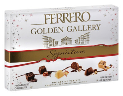 Ferrero Golden Gallery Fine Assorted Chocolate 12 Count - 4.2 Oz