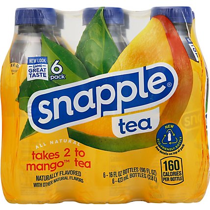 Snapple Mango Tea - 6-16FZ - Image 2