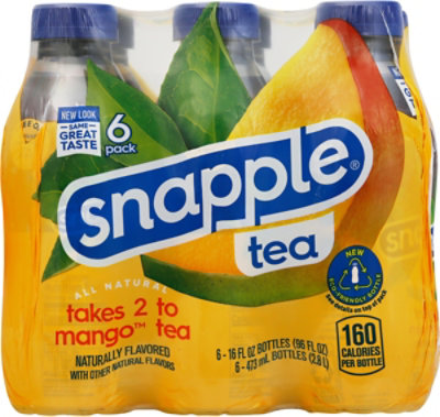 Snapple Mango Tea - 6-16FZ - Image 2