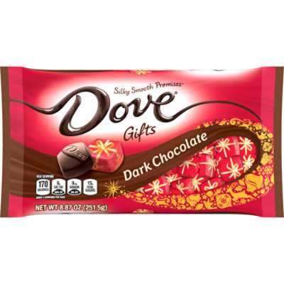 Dove Promises Holiday Gift Dark Chocolate Christmas Candy Bag - 8.87 Oz