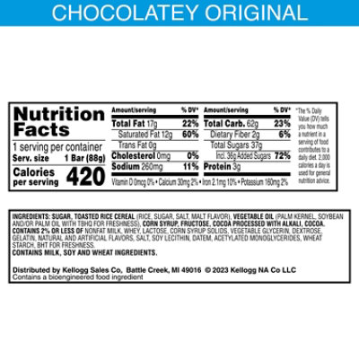 Rice Krispies Treats Dunkd Marshmallow Snack Bars Chocolatey Kids Snacks - 3.1 Oz - Image 2