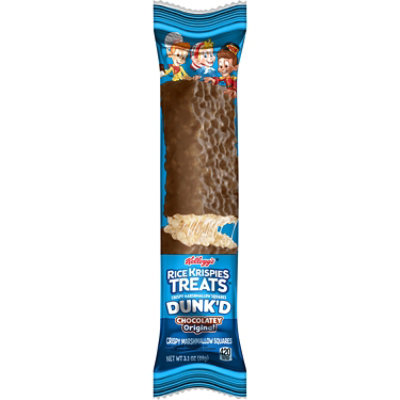 Rice Krispies Treats Dunkd Marshmallow Snack Bars Chocolatey Kids Snacks - 3.1 Oz - Image 3