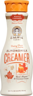 Califia Farms Maple Caramel Non Dairy Almond Milk Coffee Creamer - 25.4 Fl. Oz. - Image 2