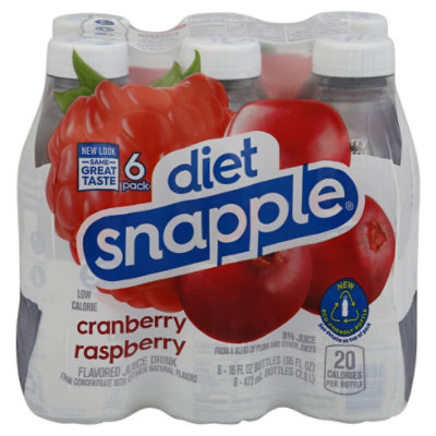 Snapple Diet Cranberry Raspberry - 6-16FZ - Image 3