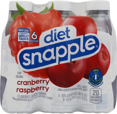 Snapple Diet Cranberry Raspberry - 6-16FZ - Image 2